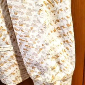 Grey State animal print long sleeve top